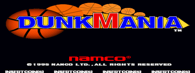 Dunk Mania (Asia, DM2+VER.C) Title Screen